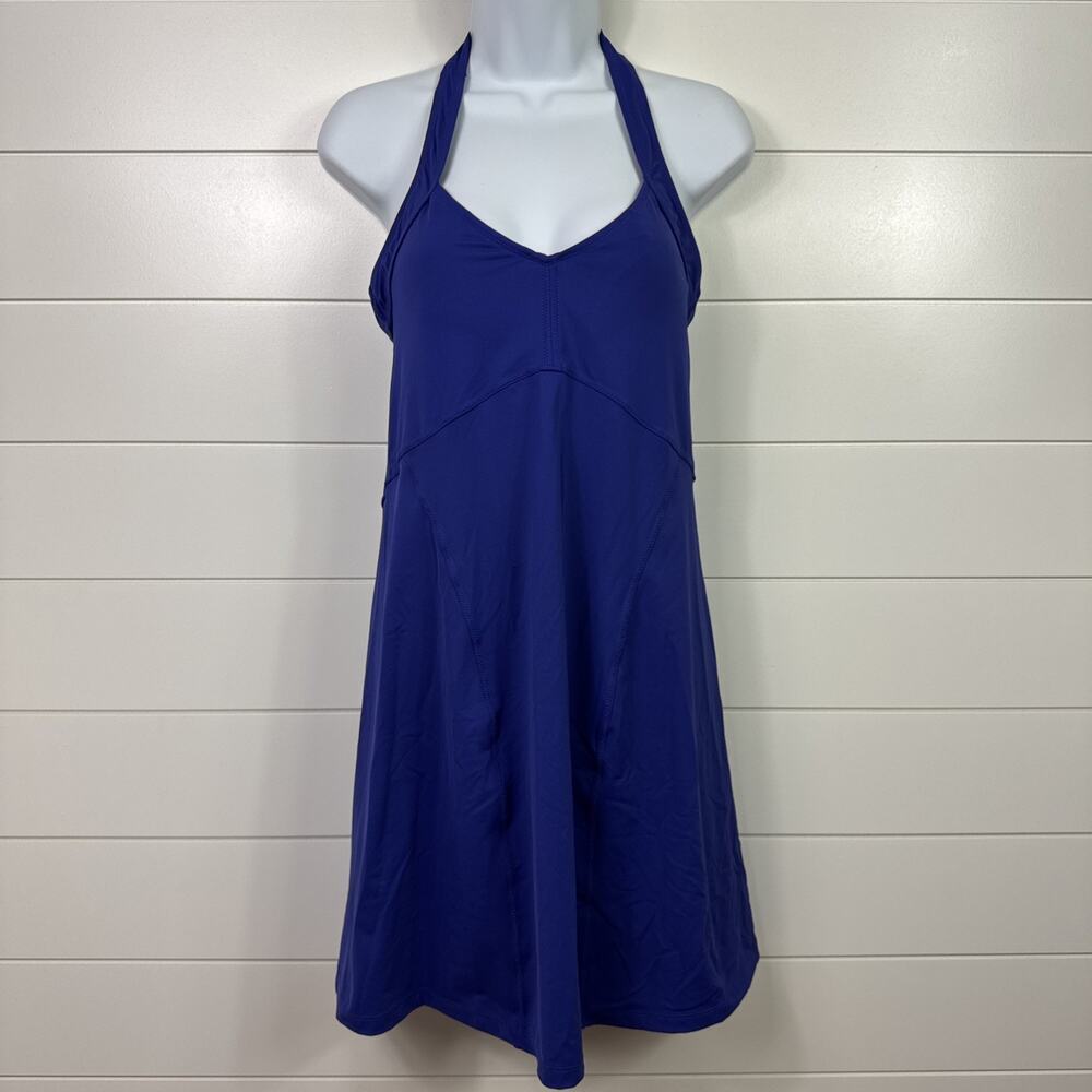 Athleta Royal Blue Halter Swim Dress